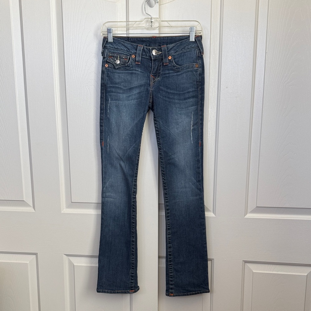 True Religion straight leg Blue Women's Jeans